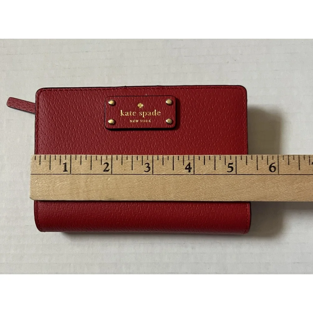 KATE SPADE NEW YORK Maise Matthews Street Satchel - Red Handbag Purse &‎ Wallet